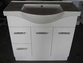 JMK-900-L - Lhd Semi Recessed Vanity 900