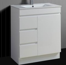 JQD-750-L - Lhd K/Board Vanity 750*460