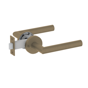 JD-MH607F - Brass Door Handle With Lock
