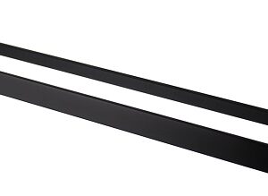 CH-1948 - Black Double Towel Rail