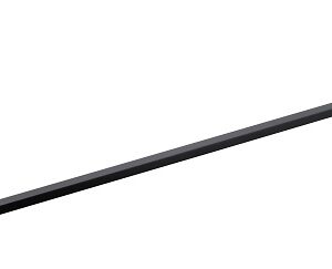 CH-6024 - Black Sq Single T/Rail 600mm