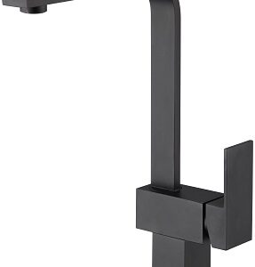 CHA-43K - Black Sq Kitchen Mixer