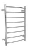 RHT-8RC-LO - 8 Curved Bar Heated Towel-Left