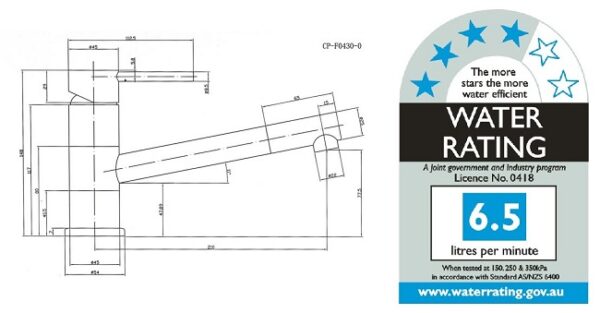 TK70L - Round Basin Mixer - Long - Image 2