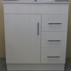 JQK-750-R - Rhd K/Board Wd Vanity 750X460