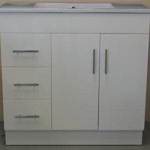 JQK-900-L - Lhd K/Board Wd Vanity 900*460
